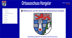 Desktop Screenshot of ortsausschuss-hangelar.de